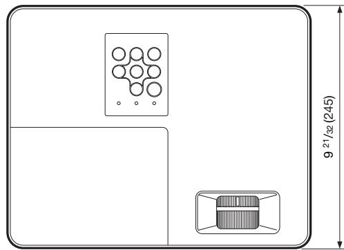SHARP PG-LX2000 - Dimensions - 1