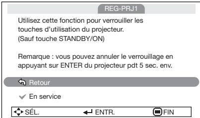 SHARP PG-LX2000 - Maintenez enforcée ENTER sur le projecteur pendant environ 5 secondes pendant que le projecteur est mis sous tension. - 1