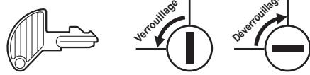 SHARP XE-A147 - Clé de verrouillage du tiroir - 1