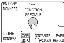 SHARP MX-FX13 - En mode fax, appuyez sur la touche [FONCTION SPECIALE]. - 1