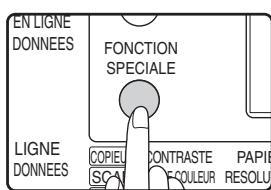 SHARP MX-FX13 - En mode fax, appuyez sur la touche [FONCTION SPECIALE]. - 1