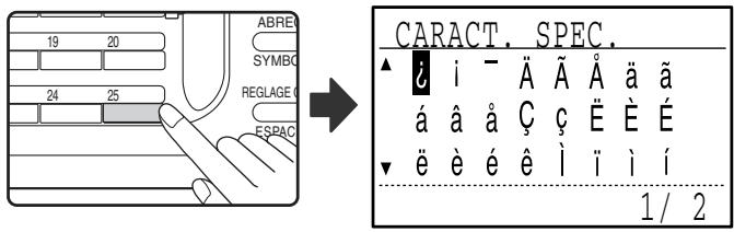 SHARP MX-FX13 - Appuyez sur la touche [SP]. - 1
