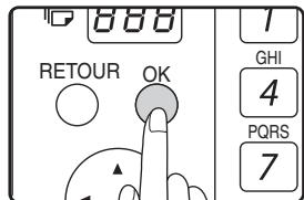 SHARP MX-FX13 - Appuyez sur la touche [OK]. - 1