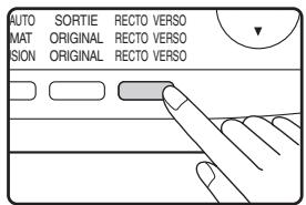 SHARP MX-FX13 - Appuyez sur la touche [RECTO VERSO]. - 1