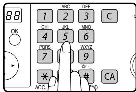 SHARP MX-FX13 - ENVOI D'UN FAX PAR COMPOSITION ABREGEE - 3