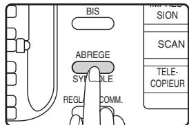 SHARP MX-FX13 - Appuyez sur une touche express ([01] à [50]) ou sur la touche [ABREGE]. - 2