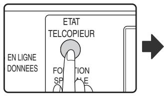 SHARP MX-FX13 - Appuyez sur la touche [ETAT TELECOPIEUR]. - 1