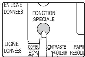 SHARP MX-FX13 - En mode fax, appuyez sur la touche [FONCTION SPECIALE]. - 1