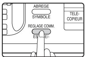 SHARP MX-FX13 - Appuyez sur la touche [REGLAGE COMM.] dans l'etat initial du mode fax. - 1