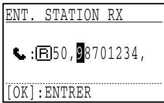 SHARP MX-FX13 - Editez les informations enregistrées. - 3