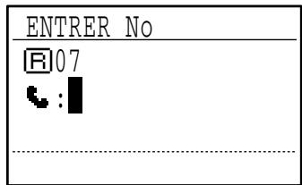 SHARP MX-FX13 - Entrez le numéro de fax du destinataire à l'aide des touches numériques. - 3