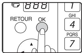 SHARP MX-FX13 - Appuyez sur la touche [OK]. - 1