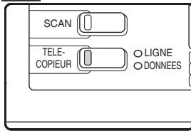 SHARP MX-FX13 - Vérifiez que l'appareil est en mode fax - 1