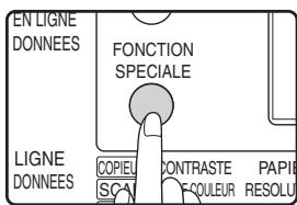 SHARP MX-FX13 - En mode fax, appuyez sur la touche [FONCTION SPECIALE]. - 1