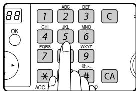 SHARP MX-FX13 - Utilisez les touches numériques pour selectionner l'heure à laquelle vous souhaitez que l'opération ait lieu. - 1