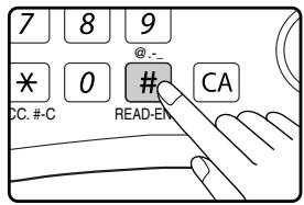 SHARP MX-FX13 - Appuyez sur la touche [READ-END (FIN LECTURE)] après la numérisation de la dernière page (#). - 1