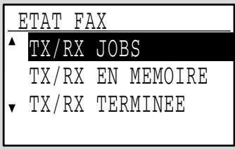 SHARP MX-FX13 - Appuyez sur la touche [ETAT TELECOPIEUR]. - 4
