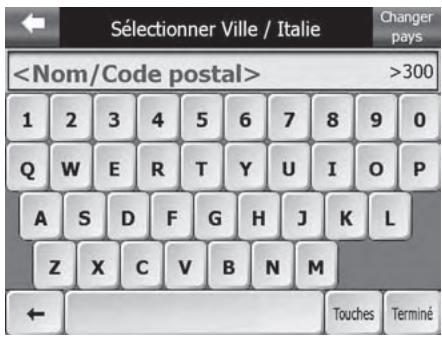 SILVERCREST GPS NAVIGATOR 4000 - Sélection de la ville - 1