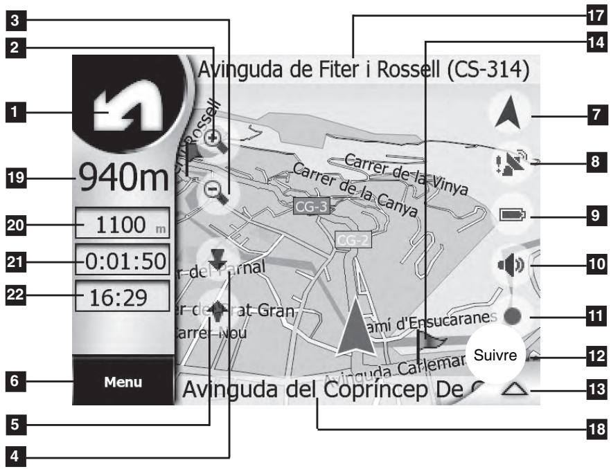SILVERCREST GPS NAVIGATOR 4000 - Éléments de carte actifs - 2