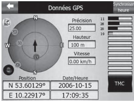 SILVERCREST GPS NAVIGATOR 4000 - Affichage de la connexion I - 1