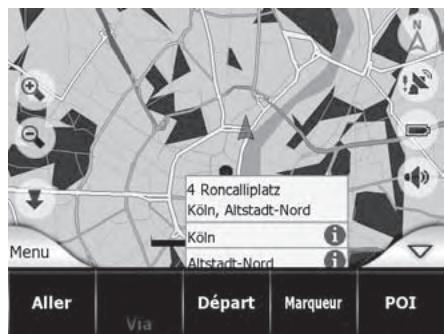 SILVERCREST GPS NAVIGATOR 4000 - Choix de coordonnées dans la carte - 3