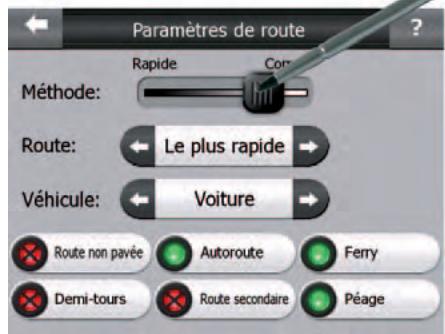 SILVERCREST GPS NAVIGATOR 4000 - Sélection du menu «Paramètres» - 2