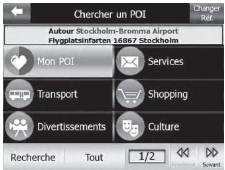 SILVERCREST GPS NAVIGATOR 4000 - Destinations récentes - 2