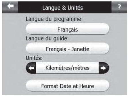 SILVERCREST GPS NAVIGATOR 4000 - Définition de la langue du guidage - 1
