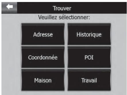 SILVERCREST GPS NAVIGATOR 4000 - Menu principal de navigation - 1