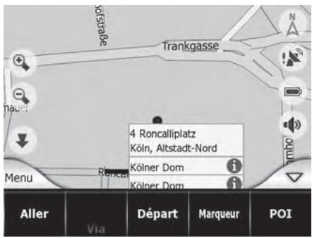 SILVERCREST GPS NAVIGATOR 4000 - Choix de coordonnées dans la carte - 1