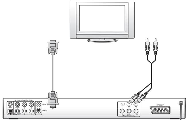 SILVERCREST KH 6510 - Raccordement par la connexion VGA - 1