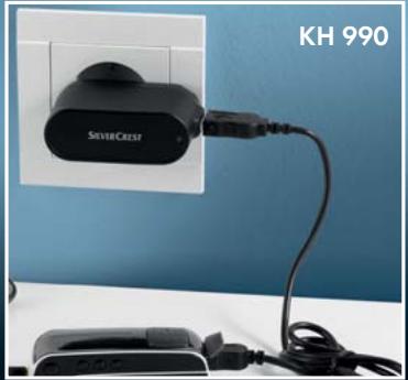 SILVERCREST KH 990 - Adaptateur secteur universel USB - 1