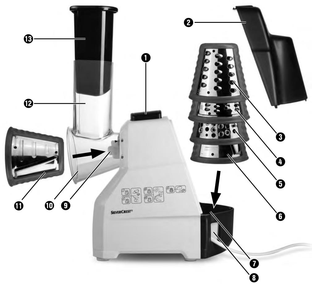 SILVERCREST SGR 150 A1 - Elektrische Gemüserasquel SGR 150 A1 - 2