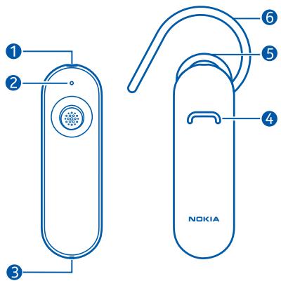 NOKIA BH 110 - Touches et composants - 1