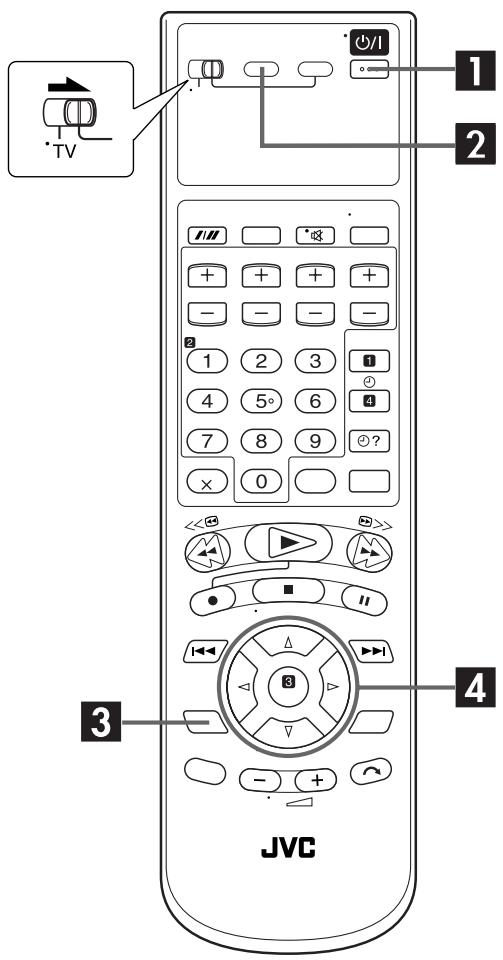 JVC HR-XVS20EF - Réglage de l'horloge - 1
