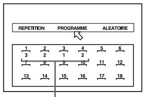 JVC HR-XVS20EF - Selectionner les groupes dans l'ordre désiré. - 1