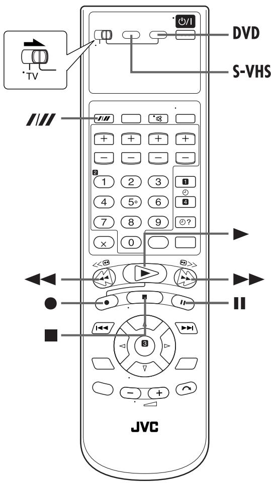 JVC HR-XVS20EF - (de DVD vers S-VHS) - 1