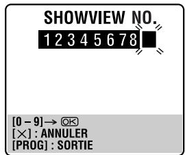 JVC HR-XVS20EF - Entrer le numero SHOWVIEW. - 1