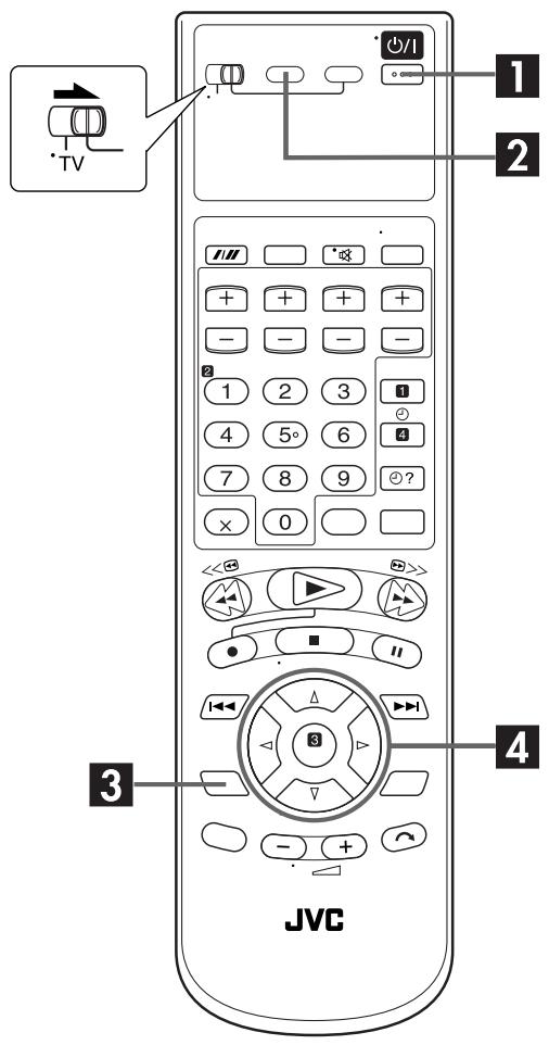 JVC HR-XVS20EF - Réglage du tuner - 1