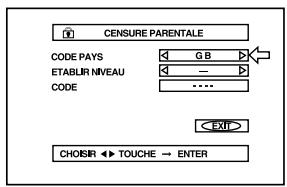 JVC HR-XVS20EF - Sélectionner le code de pays. - 1