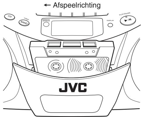 JVC RC-EX25S - Een cassette plaatsen - 1