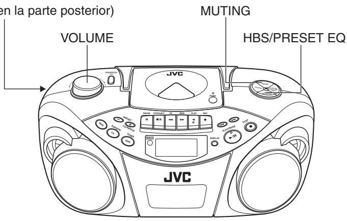 JVC RC-EX25S - Para ver el reloj cuando se selección CD o sintonizador - 3
