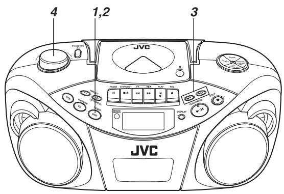 JVC RC-EX25S - Sintonizzazione di una stazione - 1