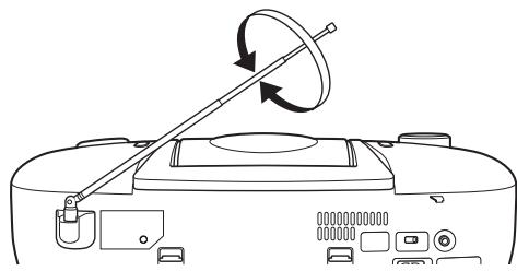 JVC RC-EX25S - Uso delle antennes - 1