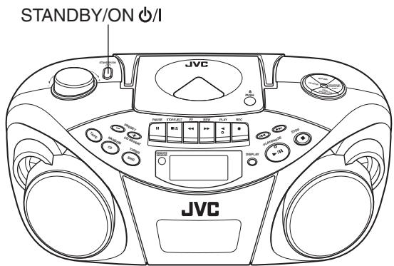 JVC RC-EX25S - ACCENSION/EPEGNIMENTO DELL'APPARECCHIO - 1