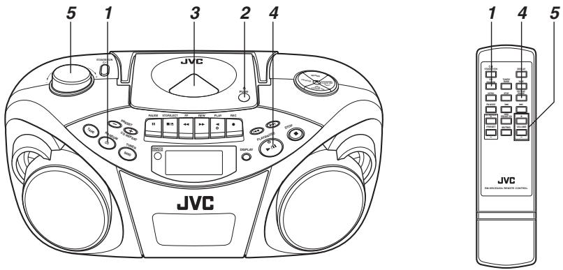 JVC RC-EX25S - Grundfunktionen - 1
