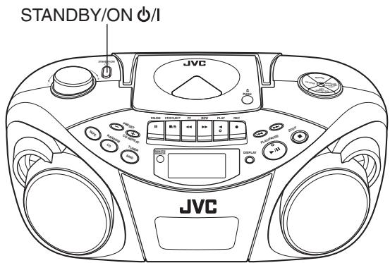 JVC RC-EX25S - HET APPARAAT AAN/UIT ZETTEN - 1
