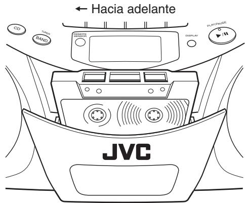 JVC RC-EX25S - Colocación de un casete - 1