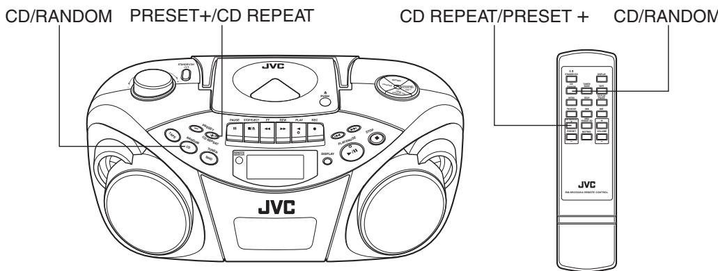 JVC RC-EX25S - Repeat/Random playback - 1