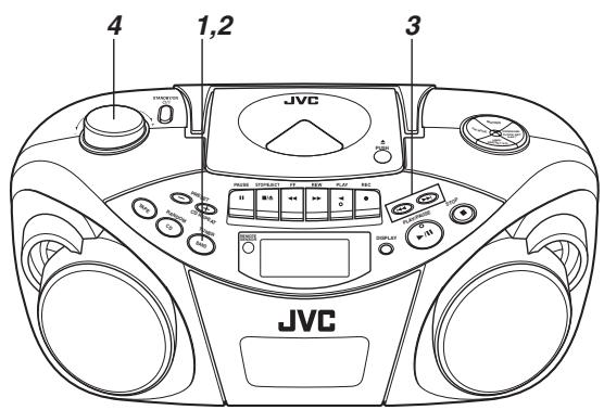 JVC RC-EX25S - Tuning in a station - 1